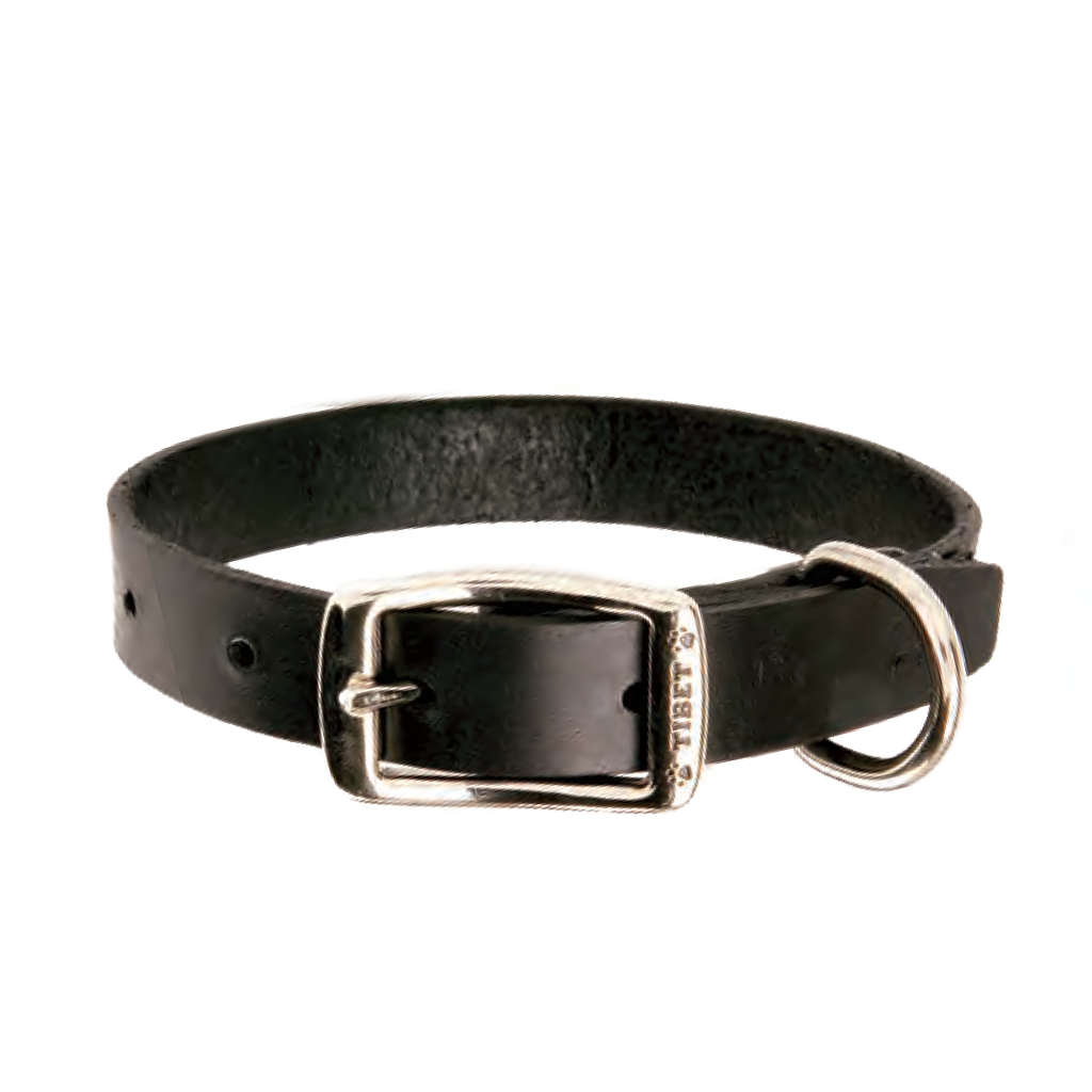 Collar de piel negro