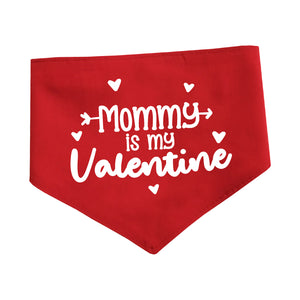 Bandana "Mommy is my valentine"