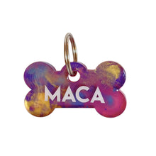 Cargar imagen en el visor de la galería, Plaquita morado con rosa y dorado
