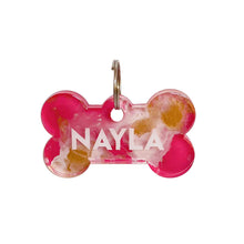 Cargar imagen en el visor de la galería, Plaquita rosa con dorado
