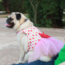 Cargar imagen en el visor de la galería, Vestido floreado con tutú rosa
